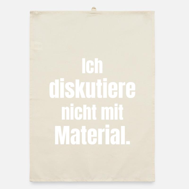 I don't discuss with material Organic dish towel