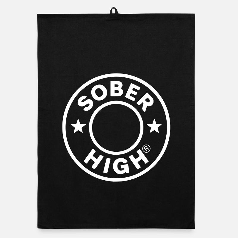 Vivre proprement. Sentir-vous défoncé. Soberhigh. Torchon bio