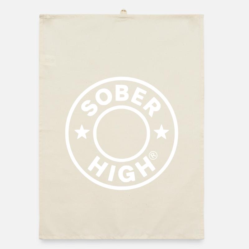 Vivre proprement. Sentir-vous défoncé. Soberhigh. Torchon bio