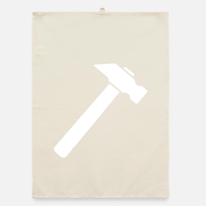 Hammer Tool Craft Icon Vector Organic dish towel
