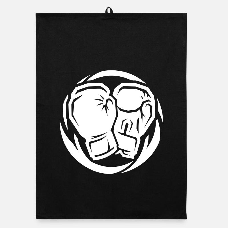 Boxhandschuhe Symbol Organic Geschirrtuch