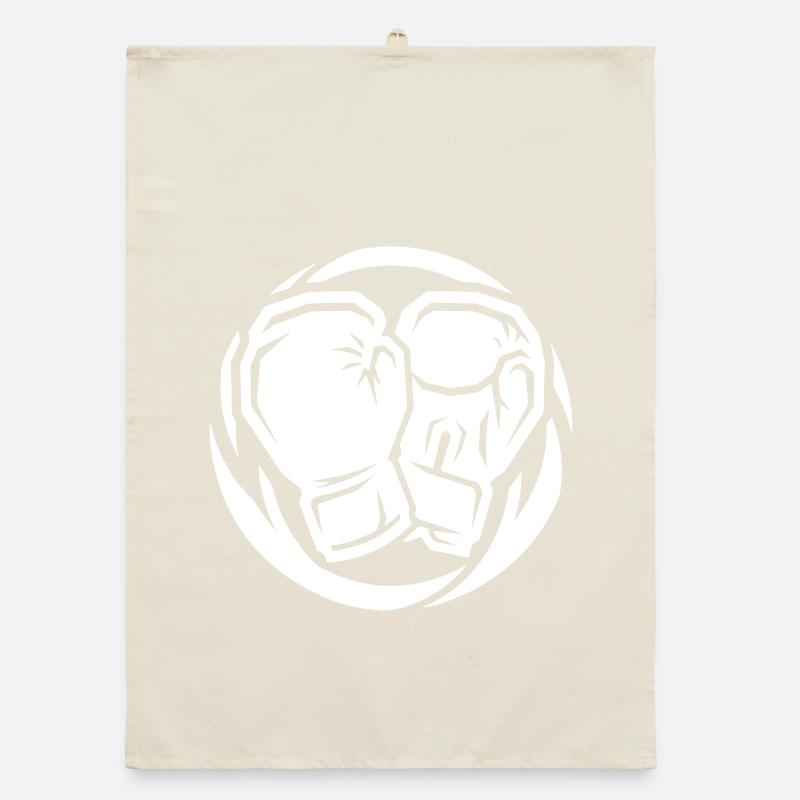 Boxhandschuhe Symbol Organic Geschirrtuch