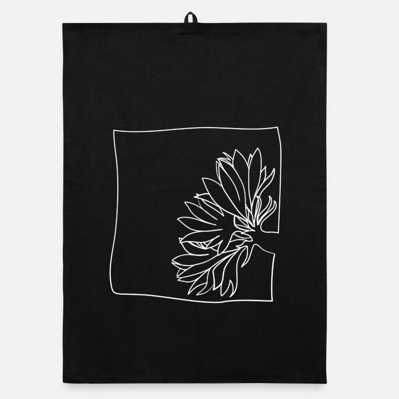 Cornflower minimalist Organic dish towel