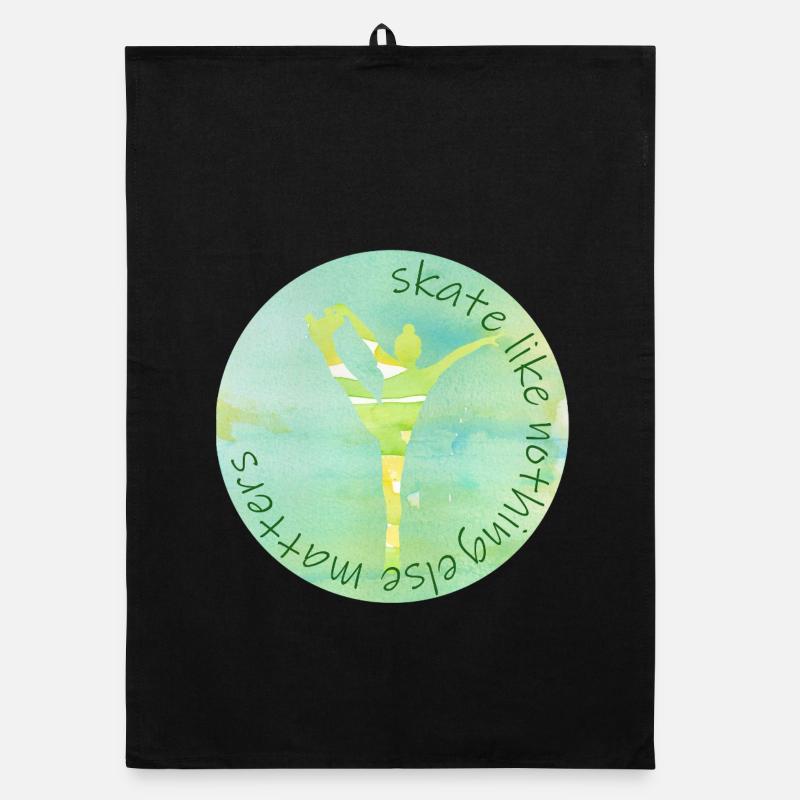 skate like nothing else matters Organic dish towel