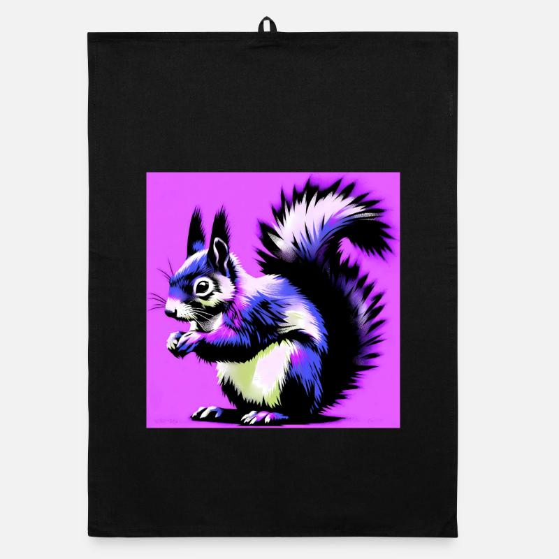 squirrel Organic dish towel