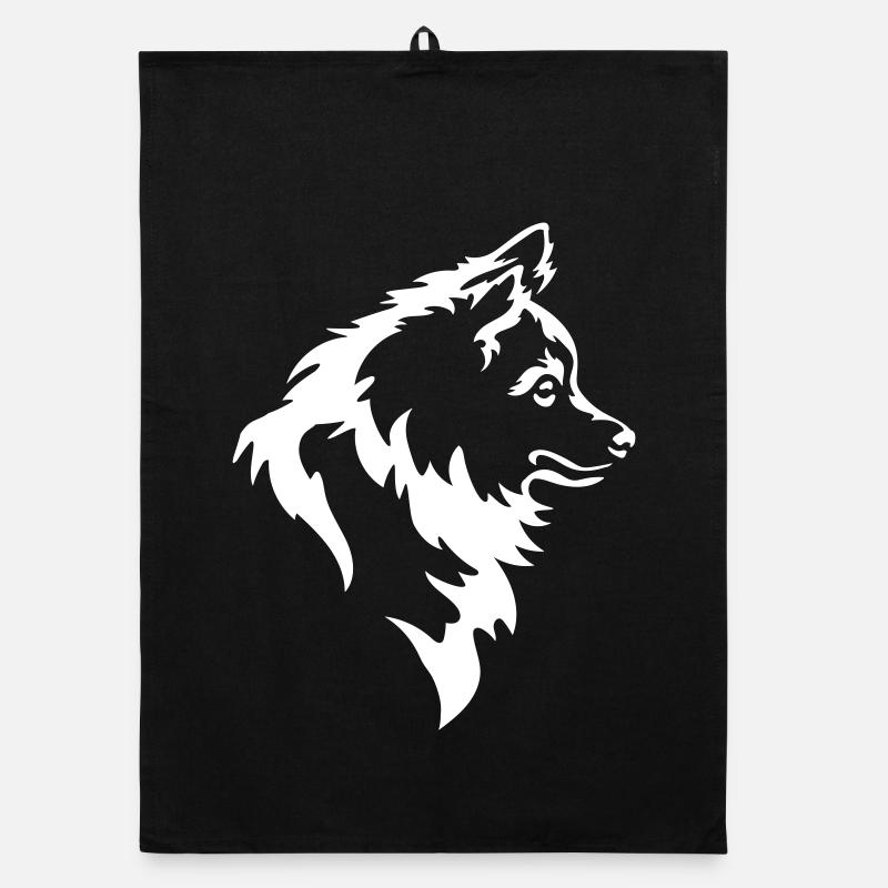 Spitz Kopf "Black Edition" Organic Geschirrtuch