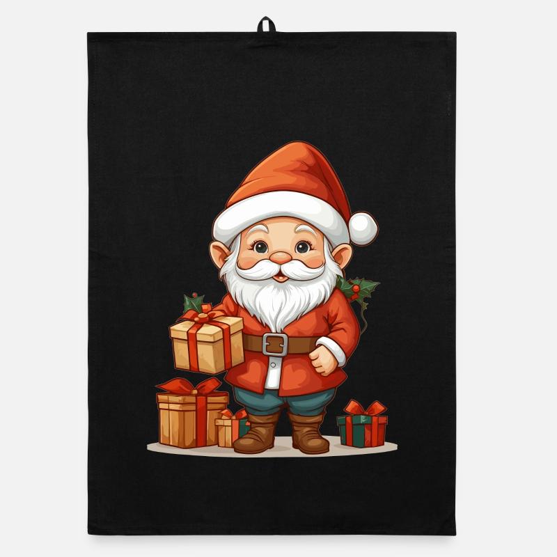 Weihnachts Wichtel Organic Geschirrtuch