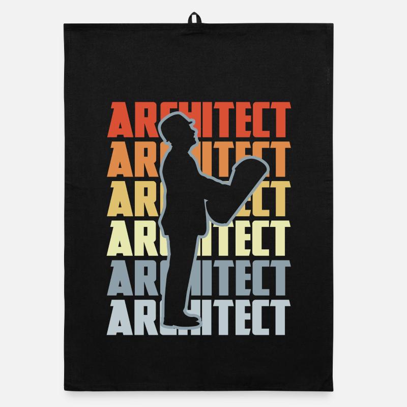 Retro Architect Organic dish towel