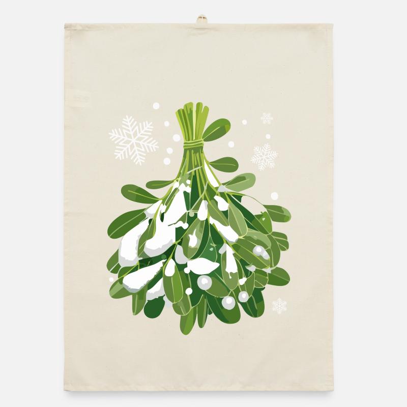 Mistletoe Organic dish towel