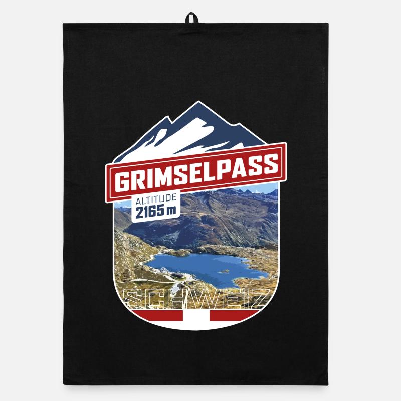 Col du Grimsel | Autocollant Torchon bio