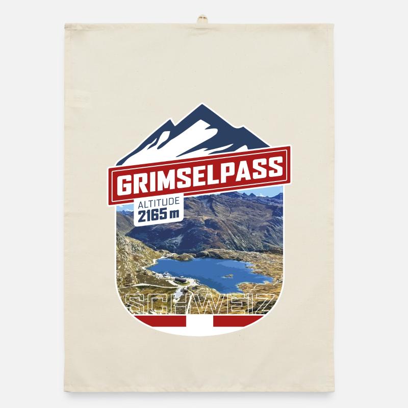 Grimsel Pass | Sticker Organic dish towel