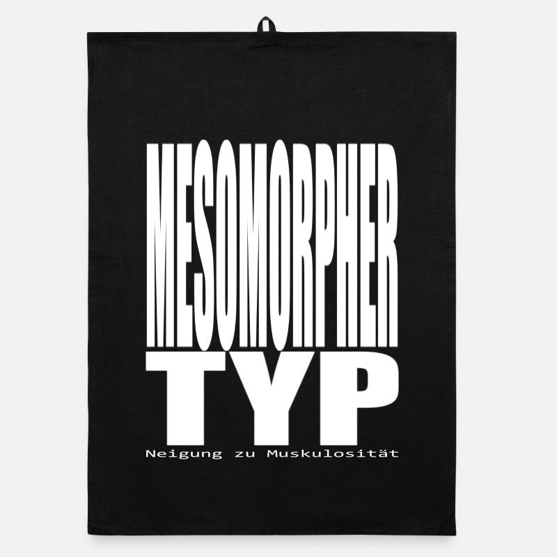 Mesomorph Type Tendency to Muscularity Typo Organic dish towel