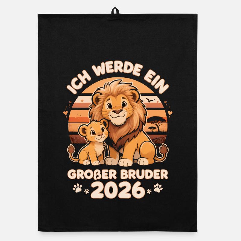 I'm going to be A big brother in 2026 Organic dish towel