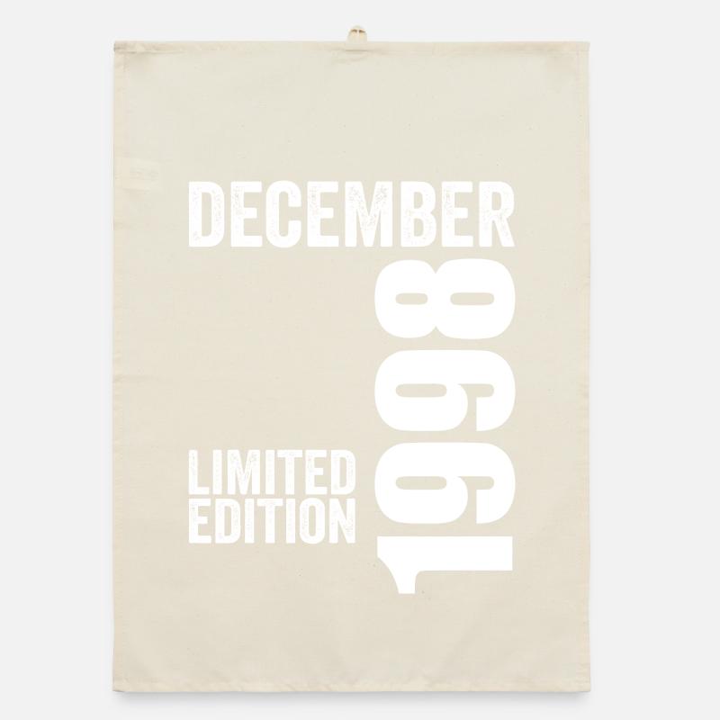 Retro Geburtstagsgeschenk - Dezember 1998 Organic Geschirrtuch