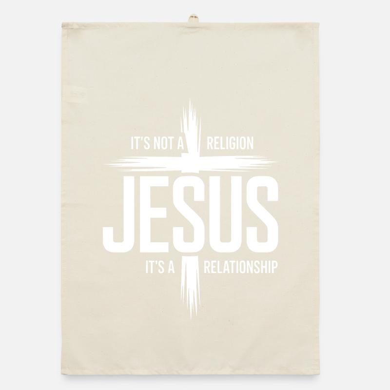 Jésus : Ce n’est pas une religion, c’est une relation Torchon bio