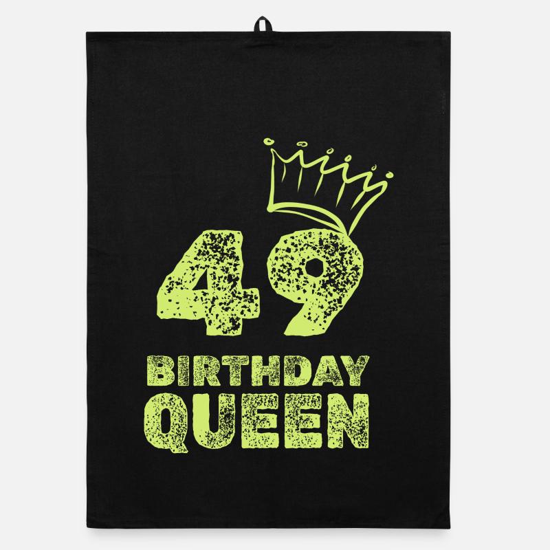 Geburtstag 49 Organic Geschirrtuch