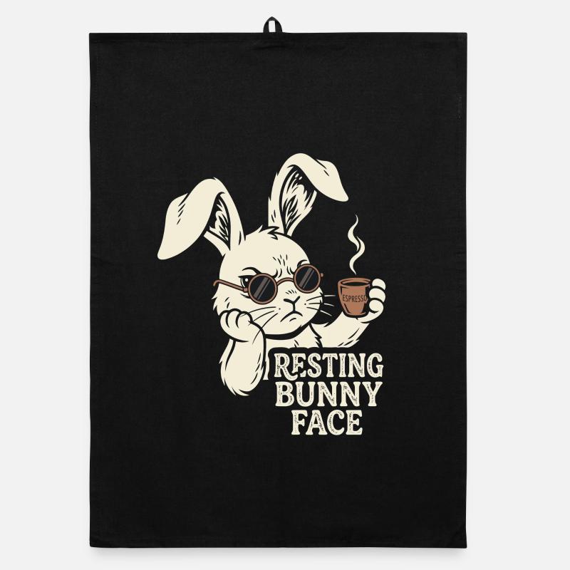 Grumpy Bunny Kaffee - Morgen Hase Torchon bio