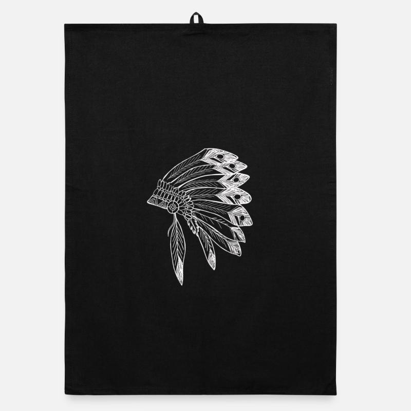 Apache - Organic Geschirrtuch - Schwarz