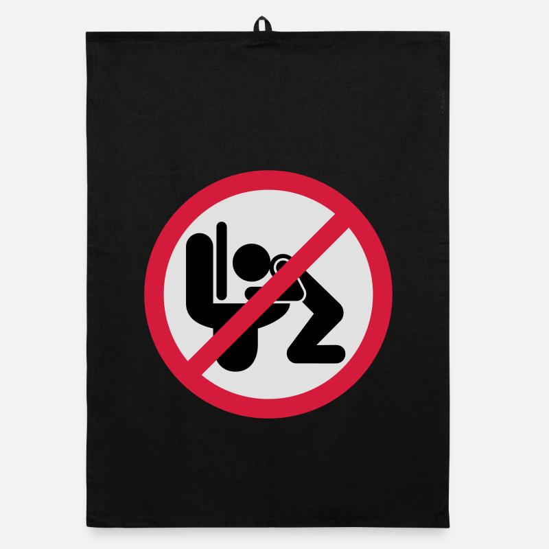 Kotzen verboten | puke | Spit | Vomit not allowed Torchon bio