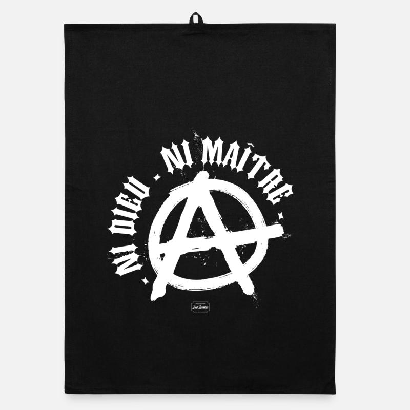 Neither god nor master Organic dish towel
