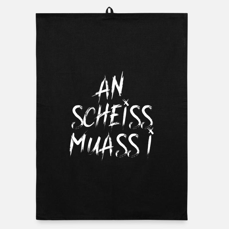 AN SCHEISS MUASS I Organic Geschirrtuch