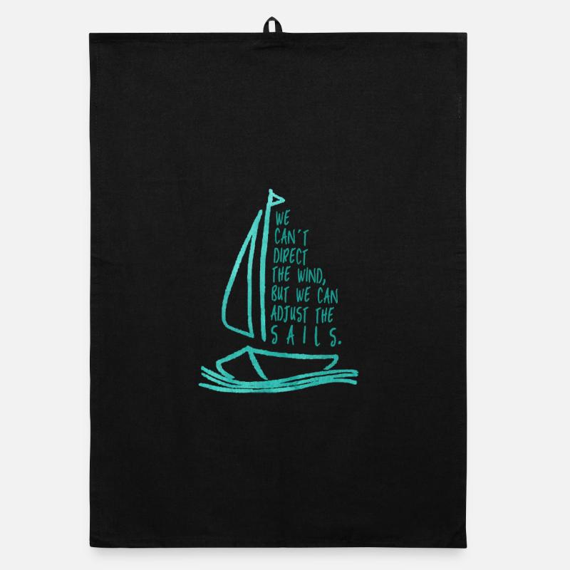 Voile, Eau, Mer Torchon bio