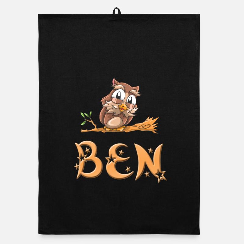Owl Ben Organic dish towel