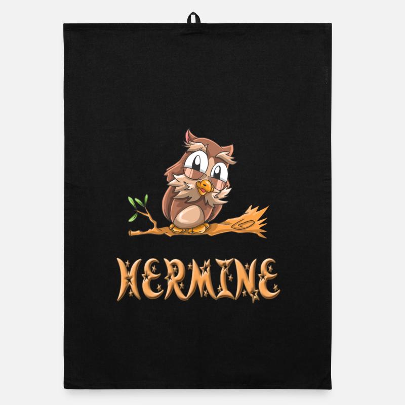 Eule Hermine Organic Geschirrtuch