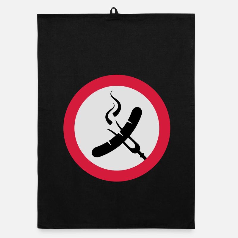 Grillwurst | BBQ Sausages Organic dish towel