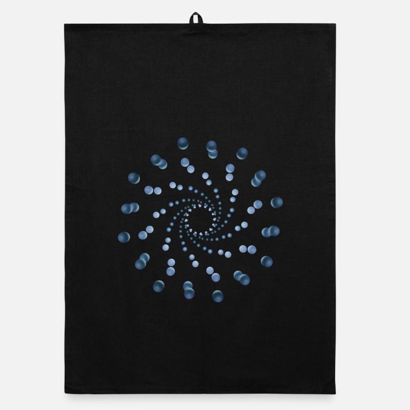 atom - cellular two Organic Geschirrtuch