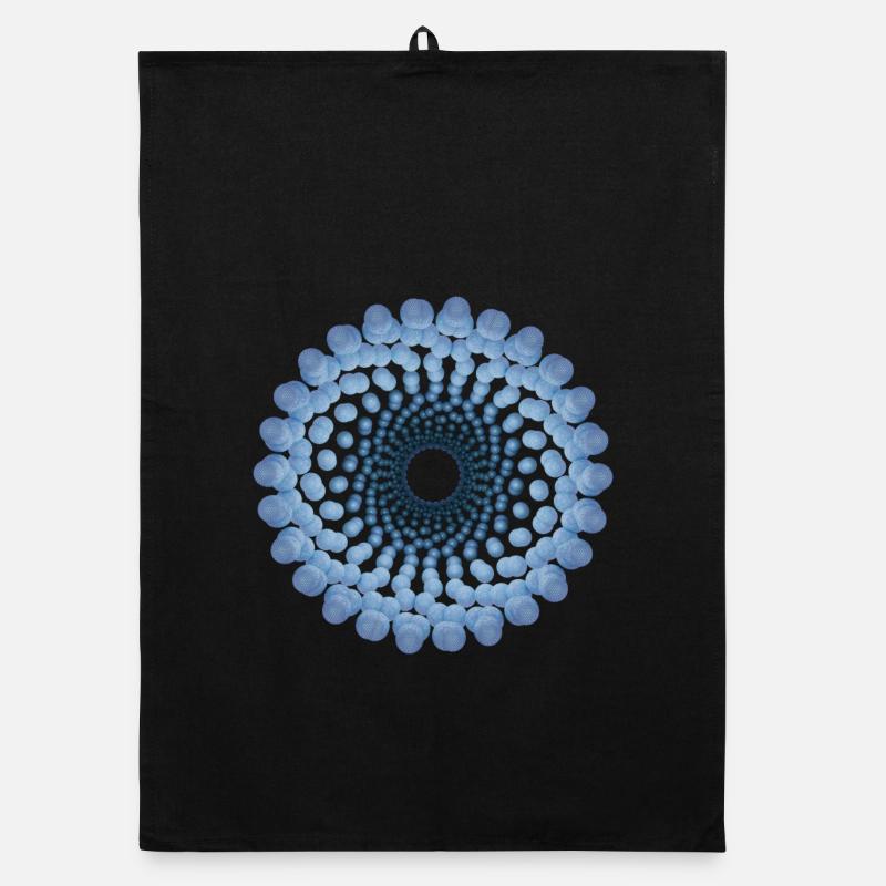 atom - cellular seven Organic Geschirrtuch