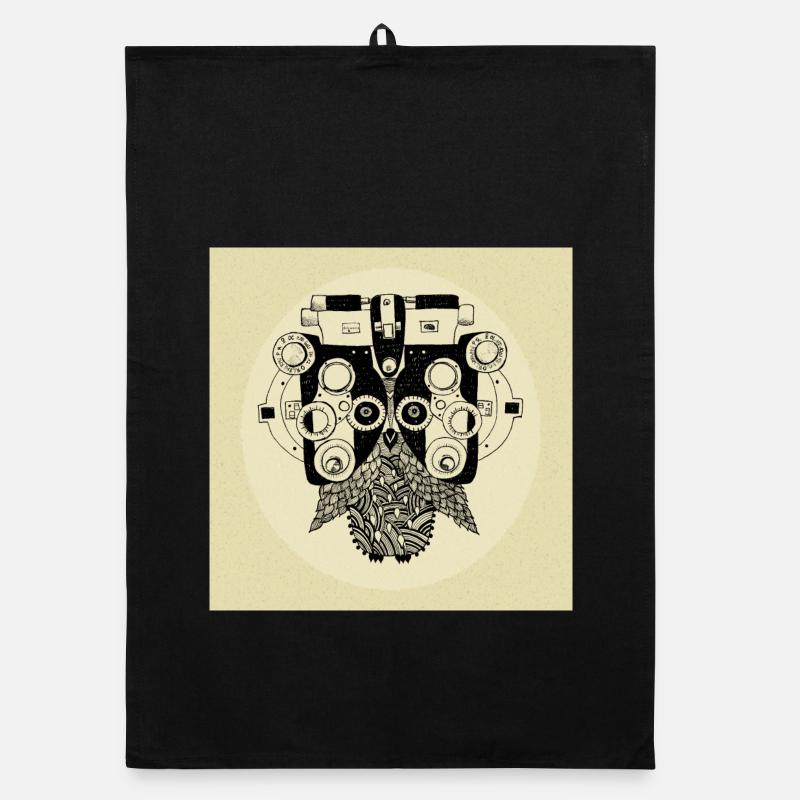 Phoropter Hibou Poster Torchon bio