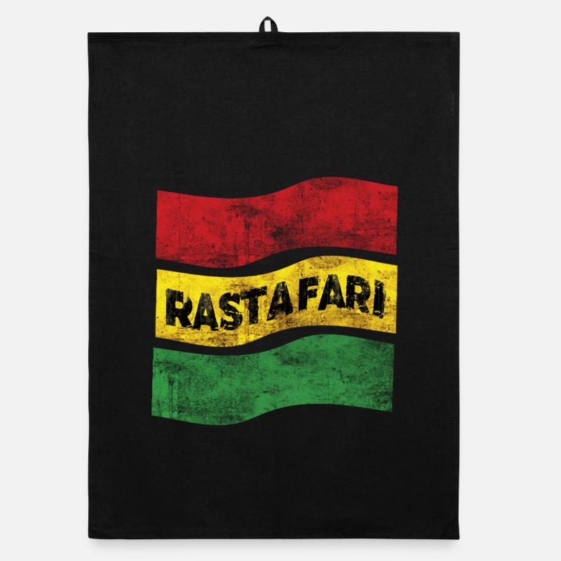 Rastafari Drapeau Torchon bio