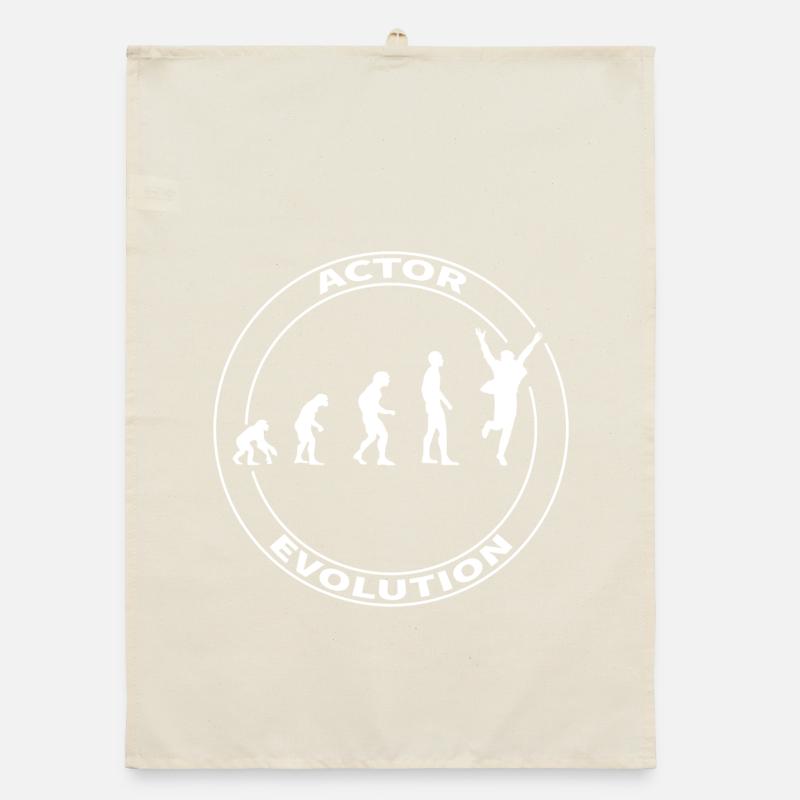 Evolution actor actor Hollywood funny Organic dish towel