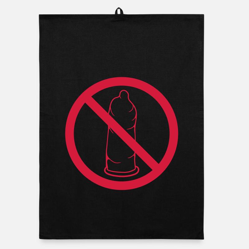 aucun préservatif de bouclier interdit avec protection Torchon bio