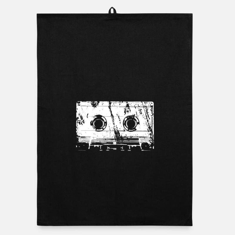 Music cassette Organic dish towel