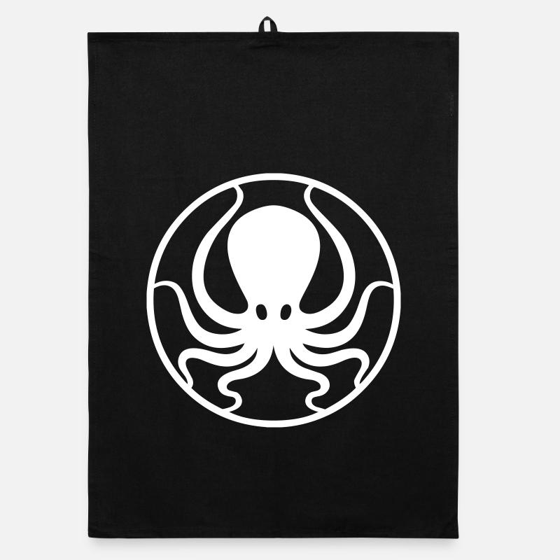 Krake en cercle Torchon bio