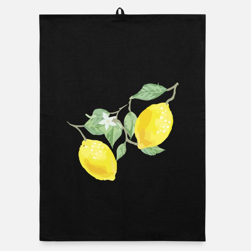 Zitronen Organic Geschirrtuch