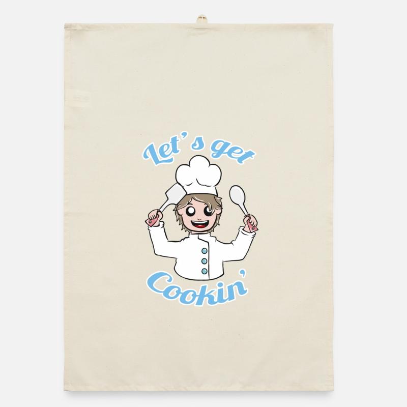 Lass uns kochen! Organic Geschirrtuch