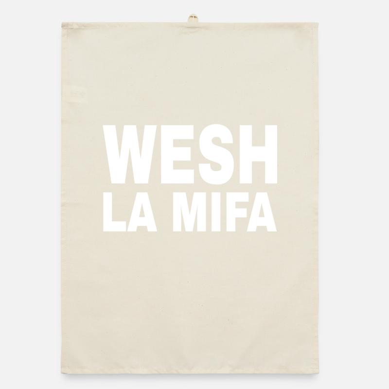 Expression artistique de la Mifa engagée Torchon bio