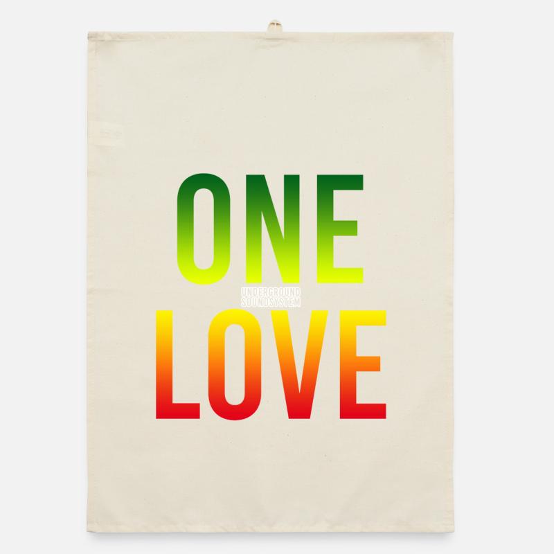 One Love Gradient : Unité dans la couleur Torchon bio