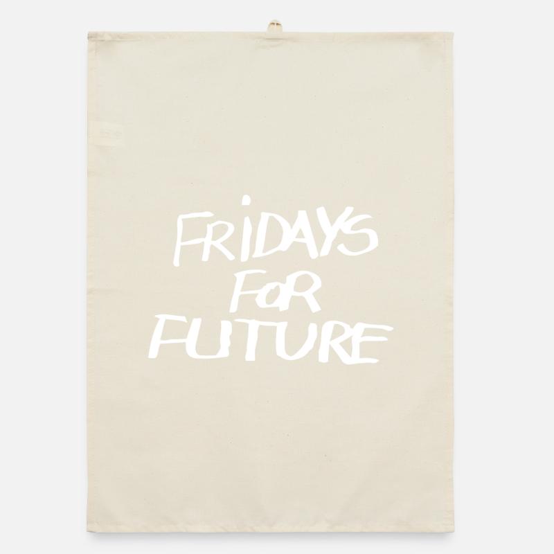 Fridays for future Organic Geschirrtuch