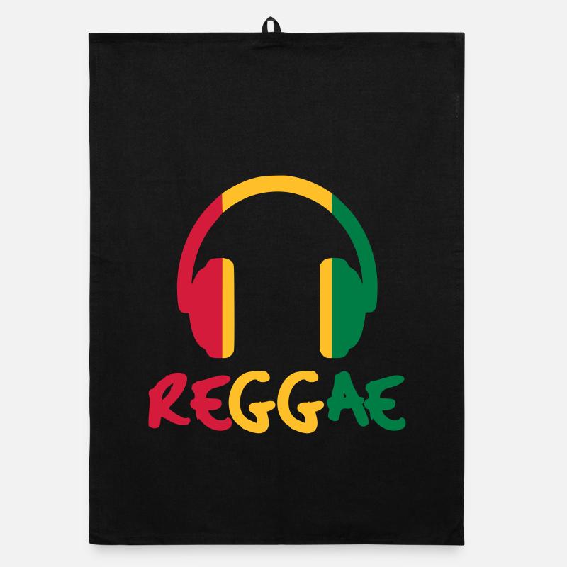 Reggae Music Organic dish towel