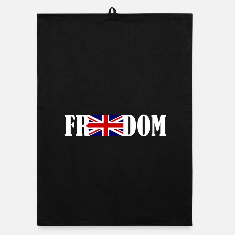 Drapeau de l'Angleterre Freedom Peace UK Flag Gift Torchon bio