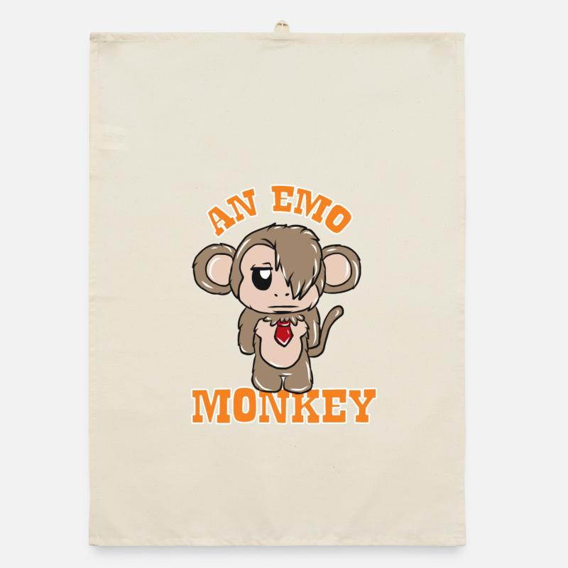 Affe Emo Organic Geschirrtuch