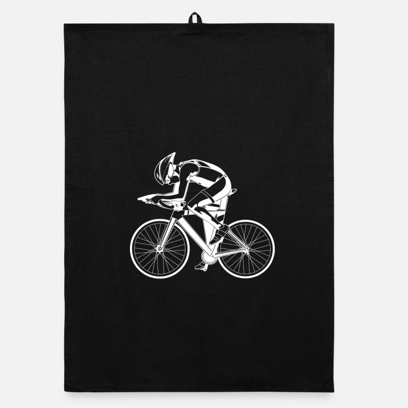 Cycliste de course Torchon bio