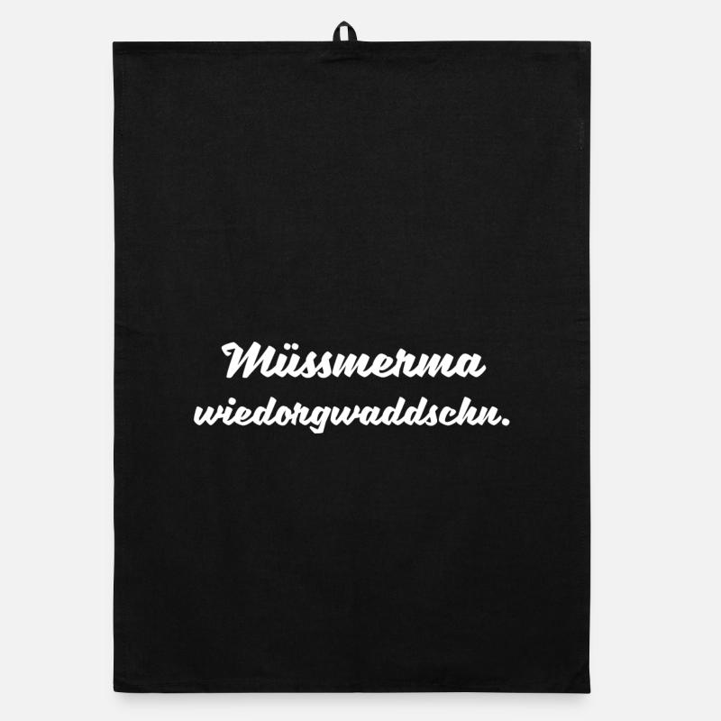 Reden Quatschen Sächsischer Spruch Ossi Geschenk Organic Geschirrtuch