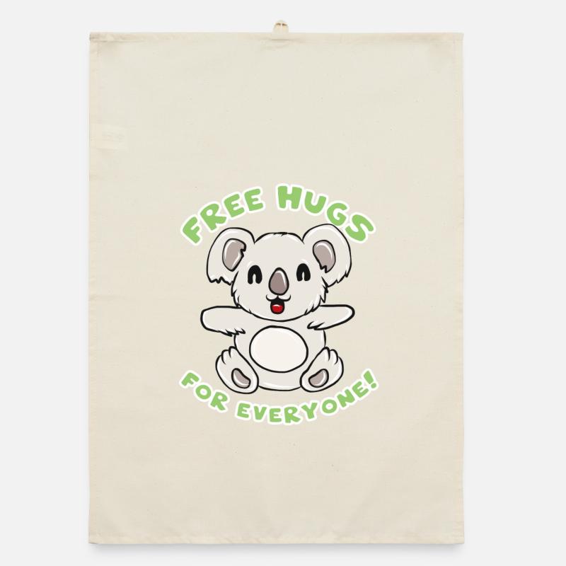 Koala hug Organic dish towel