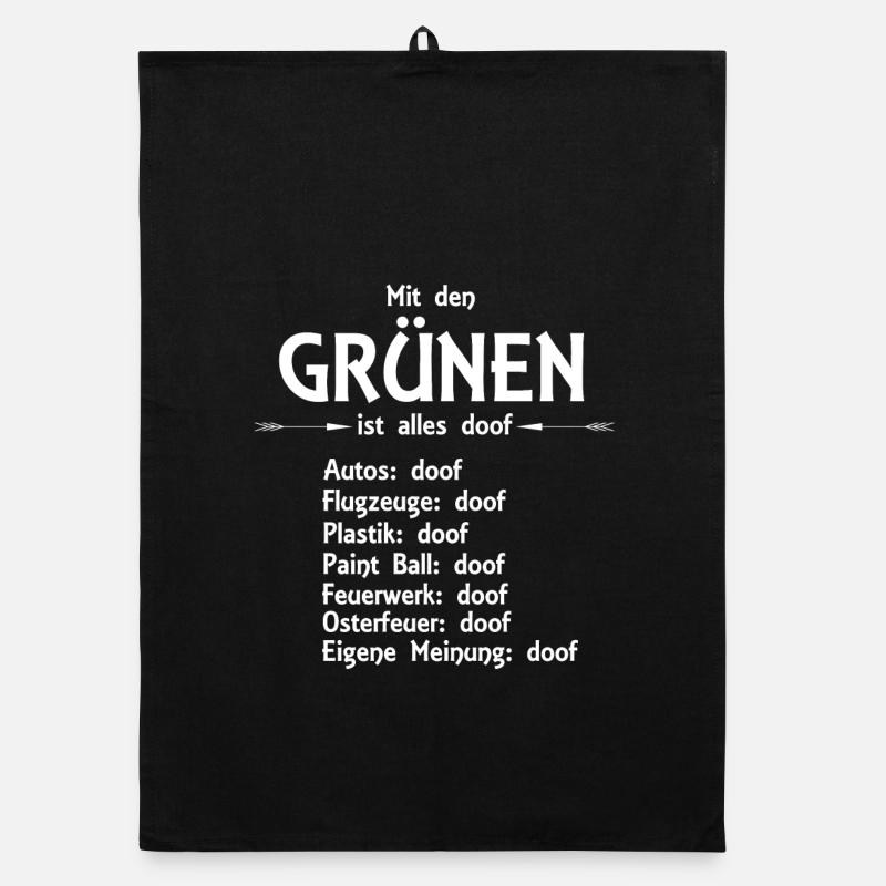 Die Grünen Organic Geschirrtuch