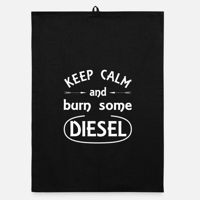 Diesel and engines Organic dish towel